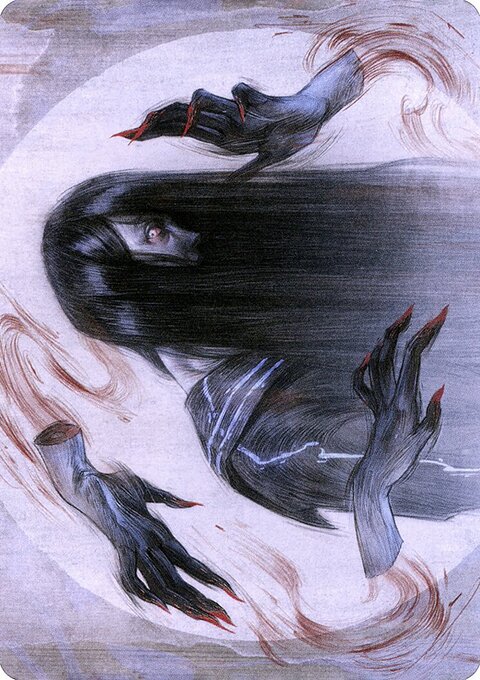 Clawing Torment Art Card [Kamigawa: Neon Dynasty Art Series]