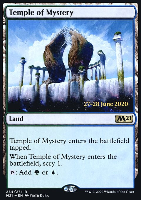 Temple of Mystery [Core Set 2021 Prerelease Promos]