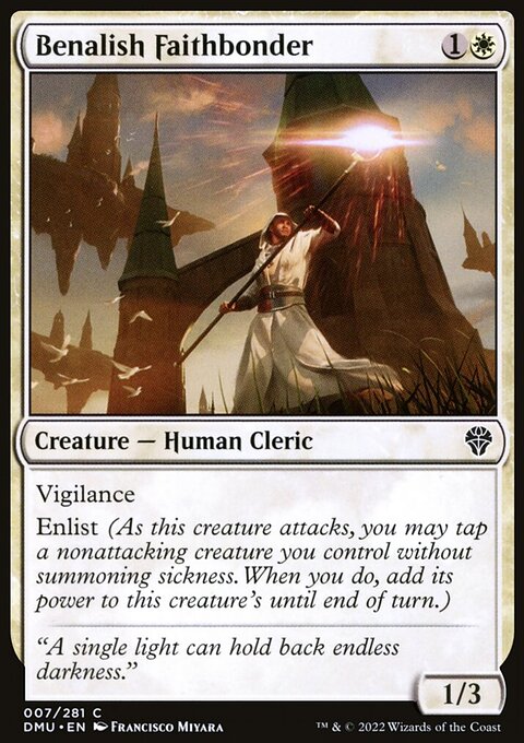 Benalish Faithbonder [Dominaria United]