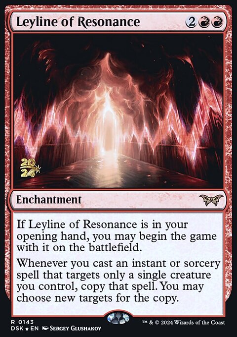 Leyline of Resonance [Duskmourn: House of Horror Prerelease Promos]
