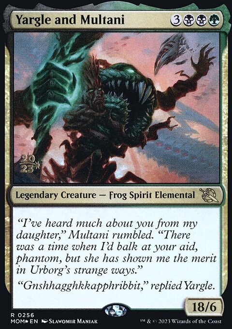 Yargle and Multani [March of the Machine Prerelease Promos]