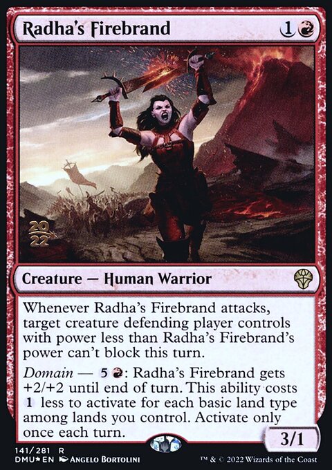 Radha's Firebrand [Dominaria United Prerelease Promos]