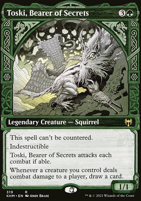 Toski, Bearer of Secrets (Showcase) [Kaldheim]