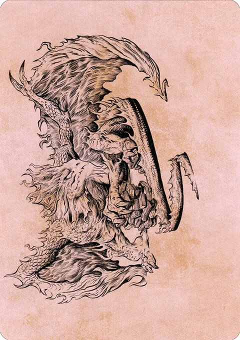 Miirym, Sentinel Wyrm Art Card [Commander Legends: Battle for Baldur's Gate Art Series]