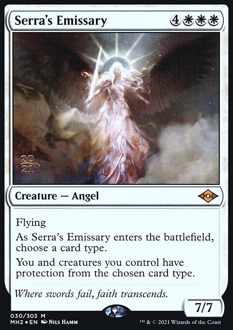 Serra's Emissary [Modern Horizons 2 Prerelease Promos]