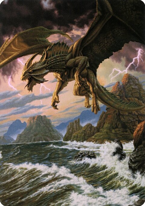 Ancient Bronze Dragon Art Card (03) [Commander Legends: Battle for Baldur's Gate Art Series]