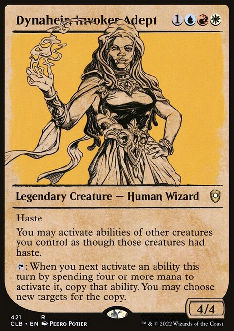 Dynaheir, Invoker Adept (Showcase) [Commander Legends: Battle for Baldur's Gate]