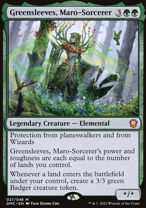 Greensleeves, Maro-Sorcerer [Dominaria United Commander]