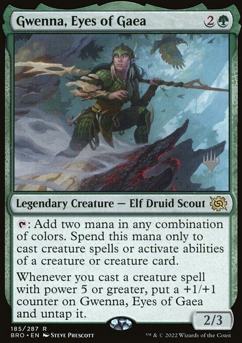 Gwenna, Eyes of Gaea [The Brothers' War Prerelease Promos]