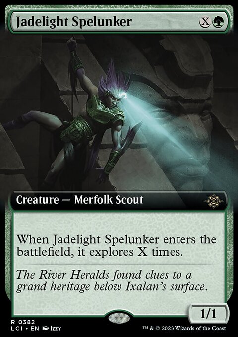 Jadelight Spelunker (Extended Art) [The Lost Caverns of Ixalan]
