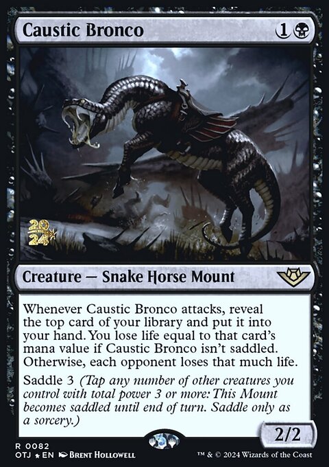 Caustic Bronco [Outlaws of Thunder Junction Prerelease Promos]