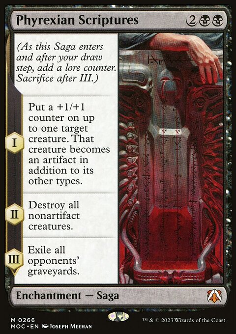 Phyrexian Scriptures [March of the Machine Commander]