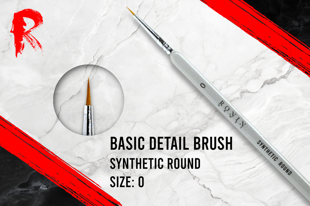 Ronin Games Brushes - Synthetic Round Brush No.0