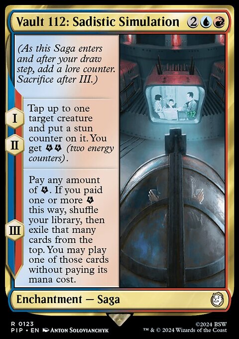 Vault 112: Sadistic Simulation [Fallout]