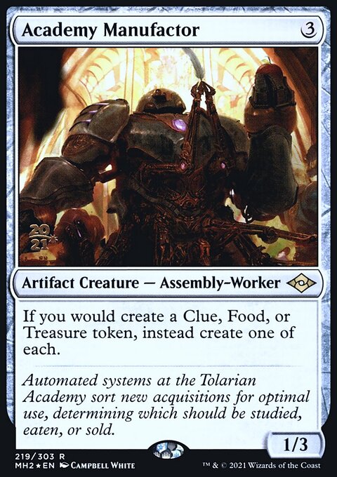 Academy Manufactor [Modern Horizons 2 Prerelease Promos]