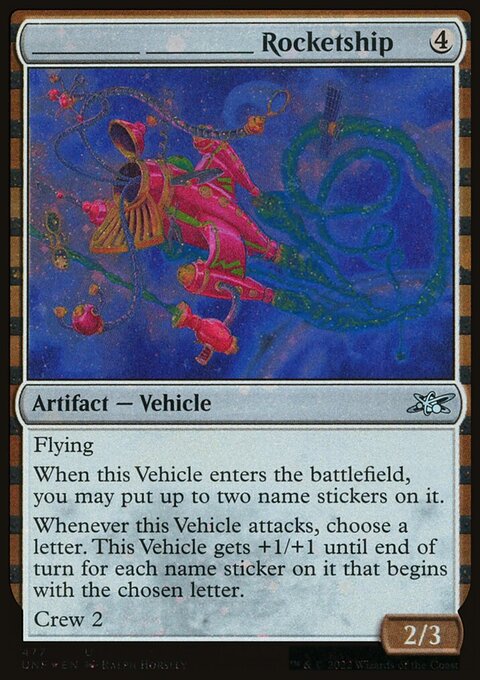 _____ _____ Rocketship (Galaxy Foil) [Unfinity]