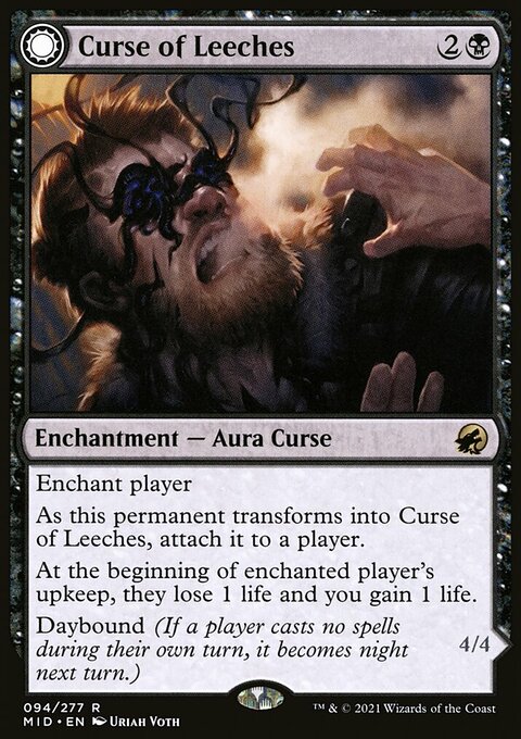 Curse of Leeches // Leeching Lurker [Innistrad: Midnight Hunt]