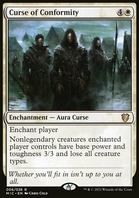 Curse of Conformity [Innistrad: Midnight Hunt Commander]