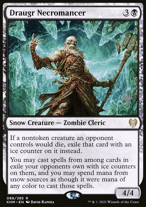 Draugr Necromancer (Promo Pack) [Kaldheim Promos]