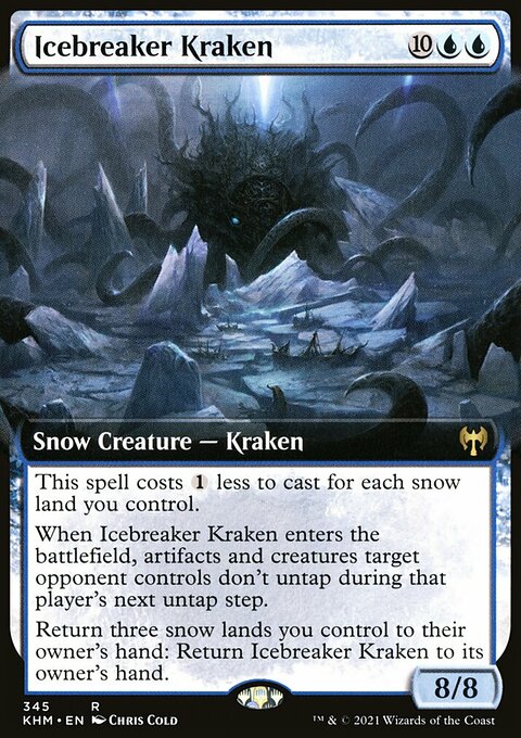 Icebreaker Kraken (Extended Art) [Kaldheim]