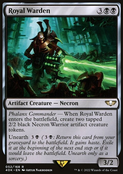 Royal Warden (Surge Foil) [Warhammer 40,000]