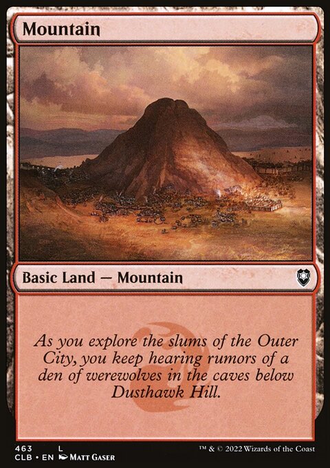 Mountain (463) [Commander Legends: Battle for Baldur's Gate]