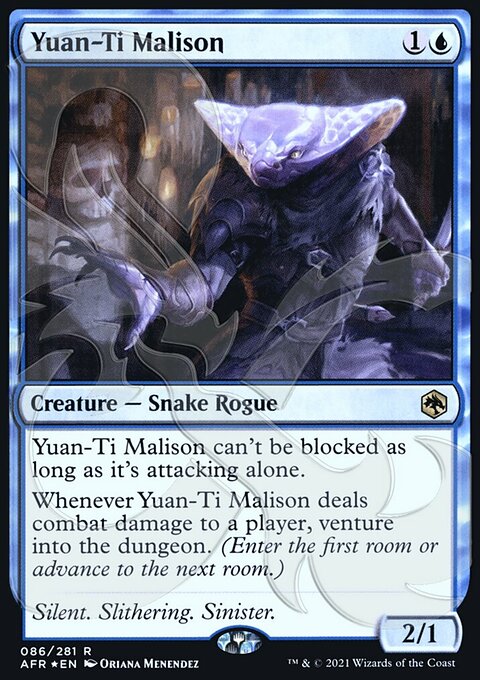Yuan-Ti Malison (Ampersand Promo) [Dungeons & Dragons: Adventures in the Forgotten Realms Promos]