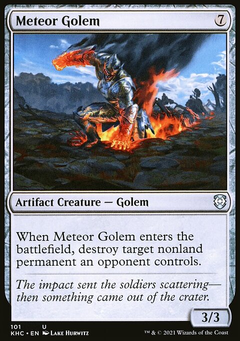 Meteor Golem [Kaldheim Commander]