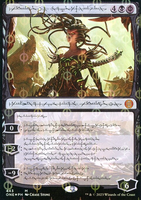 Vraska, Betrayal's Sting (Phyrexian Step-and-Compleat Foil) [Phyrexia: All Will Be One]