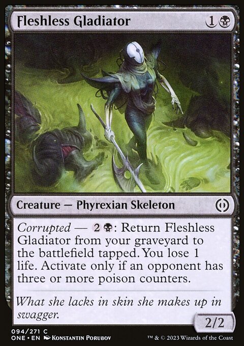Fleshless Gladiator [Phyrexia: All Will Be One]