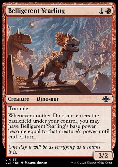 Belligerent Yearling [The Lost Caverns of Ixalan]