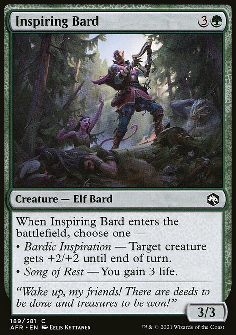 Inspiring Bard [Dungeons & Dragons: Adventures in the Forgotten Realms]