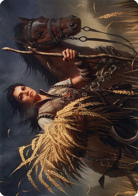 Ambitious Farmhand Art Card [Innistrad: Midnight Hunt Art Series]