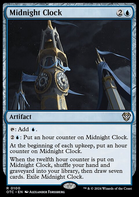 Midnight Clock [Outlaws of Thunder Junction Commander]