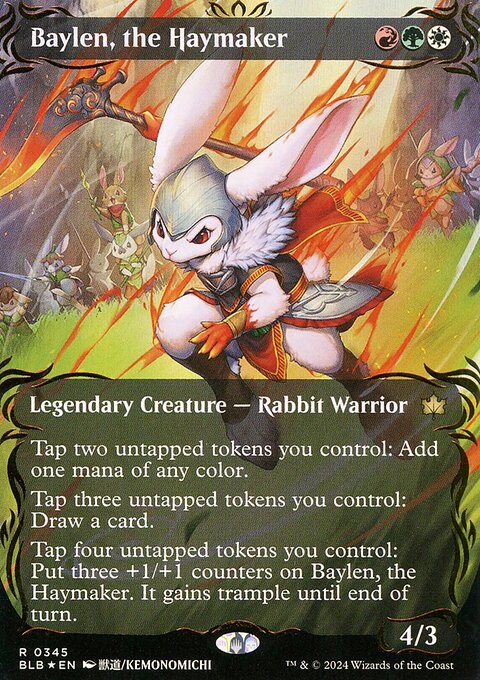 Baylen, the Haymaker (Raised Foil) [Bloomburrow]