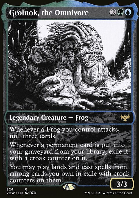 Grolnok, the Omnivore (Showcase Eternal Night) [Innistrad: Crimson Vow]