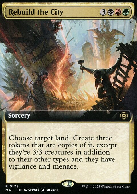 Rebuild the City (Extended Art) [March of the Machine: The Aftermath]