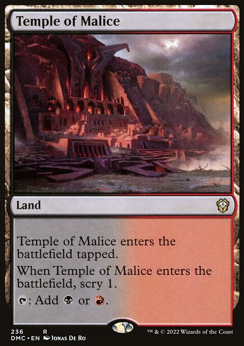 Temple of Malice [Dominaria United Commander]