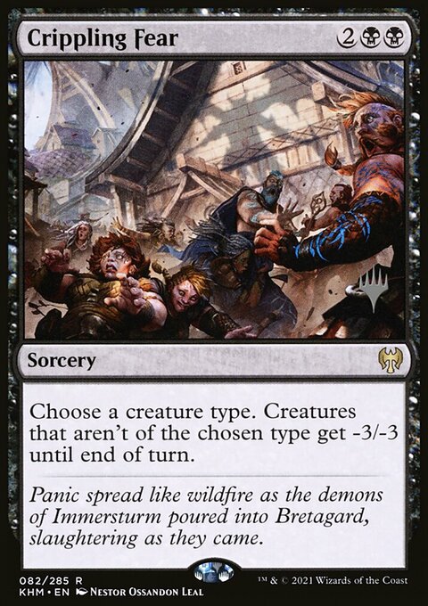 Crippling Fear (Promo Pack) [Kaldheim Promos]