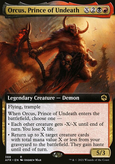 Orcus, Prince of Undeath (Extended Art) [Dungeons & Dragons: Adventures in the Forgotten Realms]