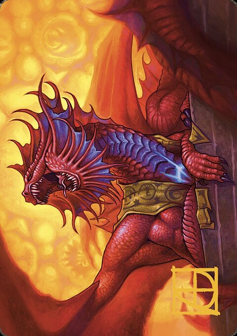 Niv-Mizzet, Guildpact Art Card (44/49) [Murders at Karlov Manor Art Series]