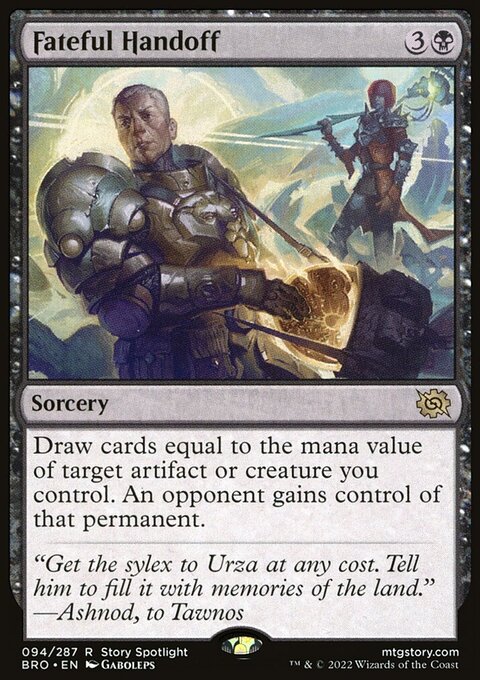 Fateful Handoff [The Brothers' War]