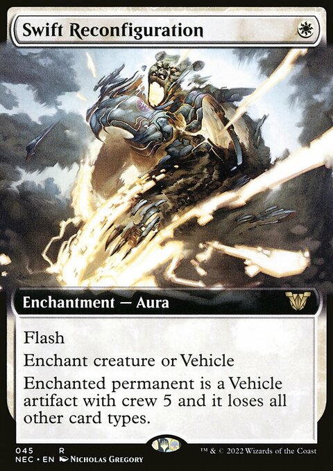 Swift Reconfiguration (Extended Art) [Kamigawa: Neon Dynasty Commander]