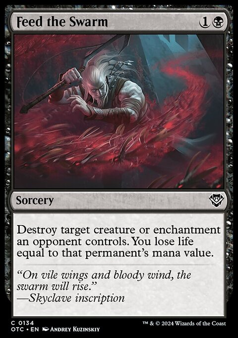 Feed the Swarm [Outlaws of Thunder Junction Commander]