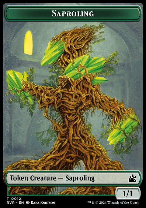 Saproling // Spirit (0004) Double-Sided Token [Ravnica Remastered Tokens]