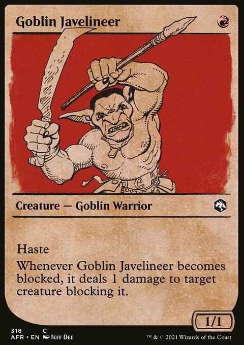 Goblin Javelineer (Showcase) [Dungeons & Dragons: Adventures in the Forgotten Realms]
