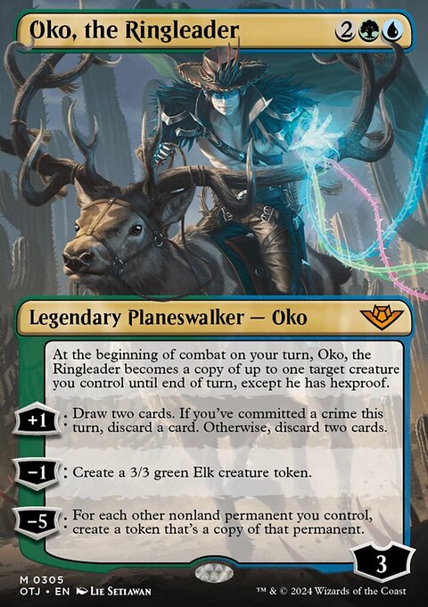 Oko, the Ringleader (Borderless) [Outlaws of Thunder Junction]