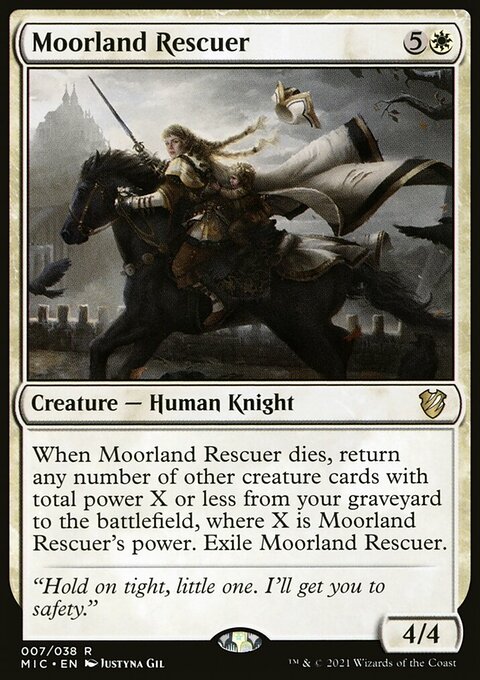 Moorland Rescuer [Innistrad: Midnight Hunt Commander]