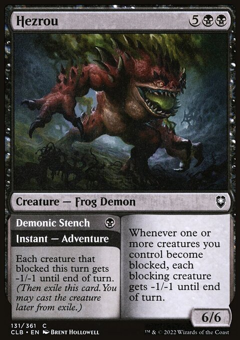 Hezrou // Demonic Stench [Commander Legends: Battle for Baldur's Gate]