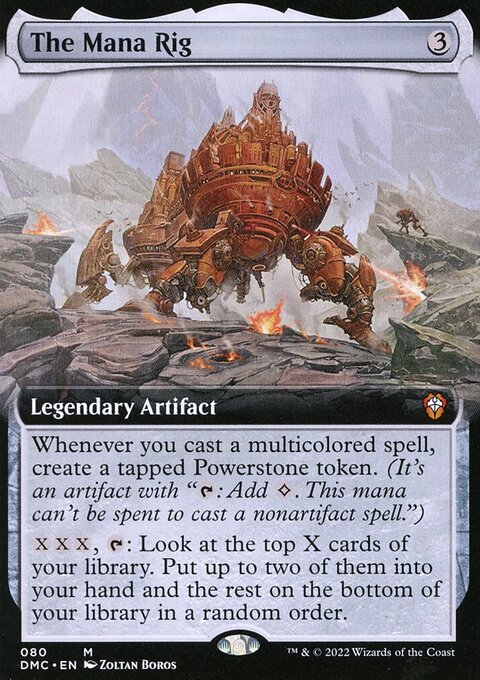 The Mana Rig (Extended Art) [Dominaria United Commander]